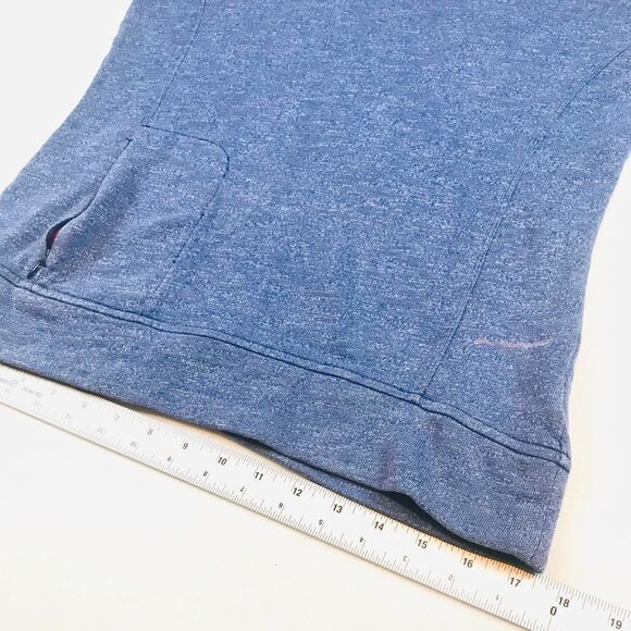 The North Face Chambray Blue And Purple Cowl Neck Sweatshirt - Women’s Small - Picture 8 of 11